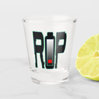 A Shot Verre de prise de batterie RIP