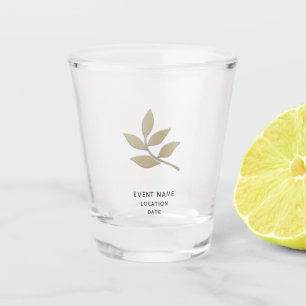 A Shot Verre de prise de logo customisé