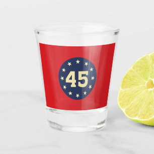 A SHOT VERRE DE TIGE "45"