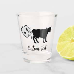 A Shot Verre de tir à l'icône de méthane de vache