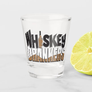 A Shot Verre de tir du logo Whiskey Dranker