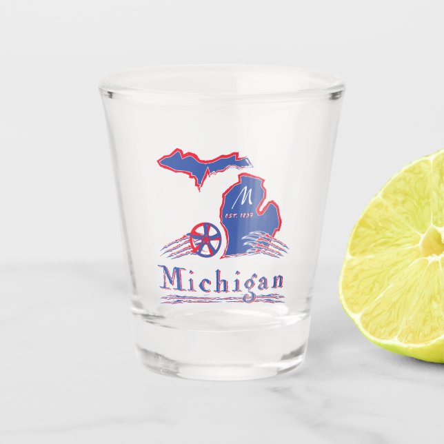 A Shot Verre de tir du Michigan (Devant)