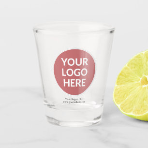A Shot Verre de tir personnalisé de 1,5 oz avec logo No