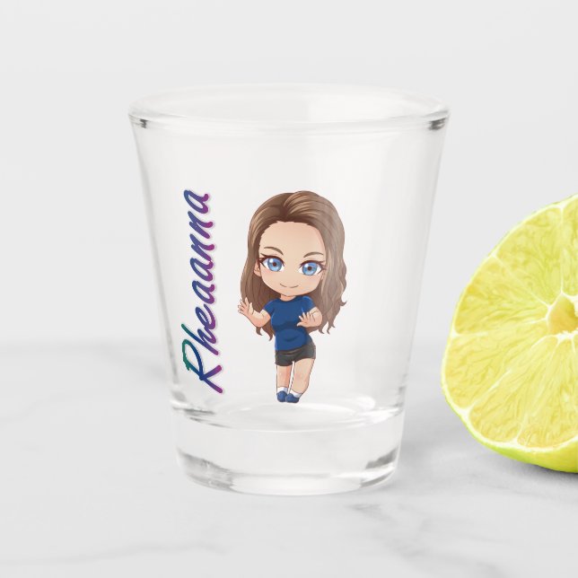 A Shot Verre de tir - Rheaanna Chibi (Devant)