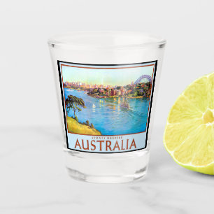 A Shot Verre percé du port de Sydney