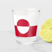 Verre photographié patriotique avec drapeau du Gro