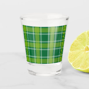 A Shot Verre Tartan Vert