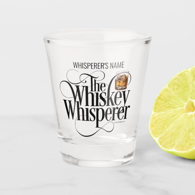 A Shot Whiskey Whisperer verre de tir (Devant)