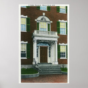 A Shreve Porch, Salem Doorway View Poster