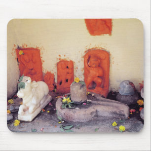 A shrine of a chapel on the Ganges Mouse Pad