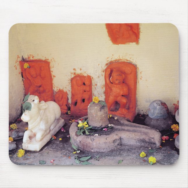 A shrine of a chapel on the Ganges Mouse Pad (Front)