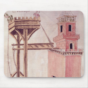 A siege machine mouse pad