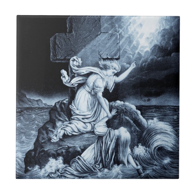 "A Sign of Hope" ceramic tile (Front)