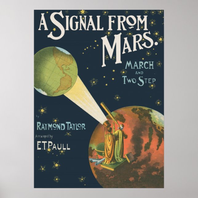 A Signal From Mars Poster (Front)