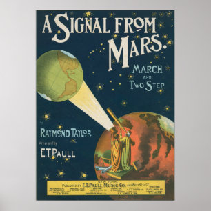 A Signal From Mars Poster