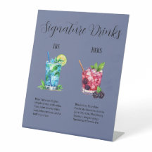 A Signature Drink Menu Template for Every Occasion