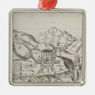 A Silver Mine' Metal Ornament