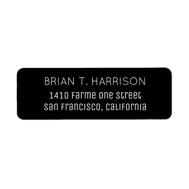 a simple black (Front)