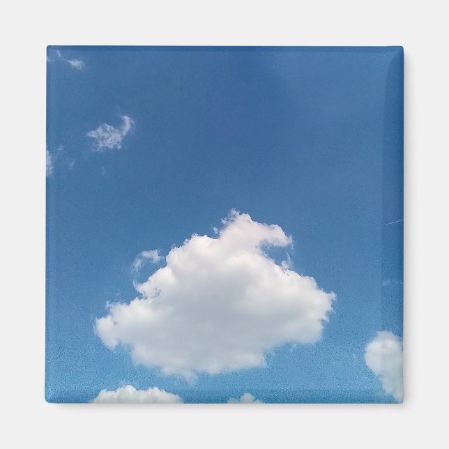 A simple cloud  magnet (Front)