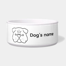 A simple customizable cute dog design