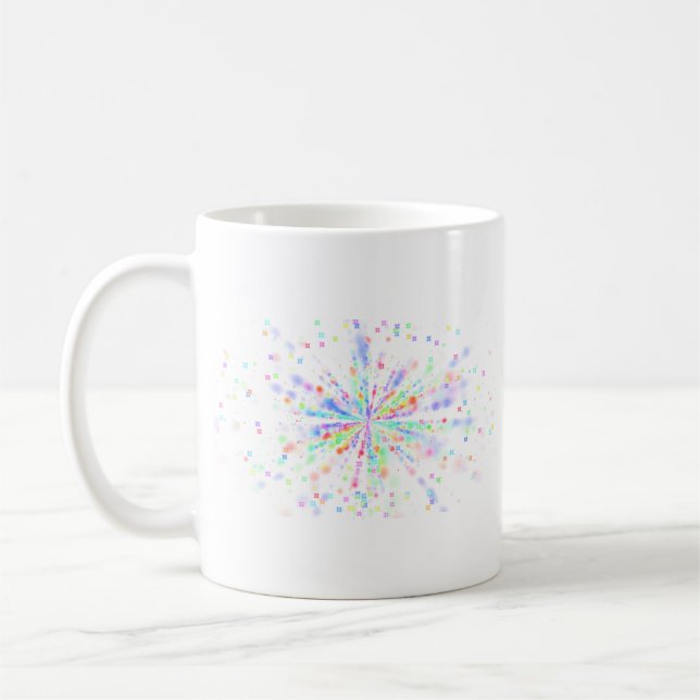  A Simple Elegant Floral Vine Pattern Coffee Mug (Left)
