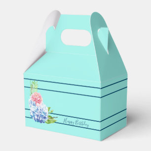 A Simple Floral Design Favour Box
