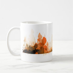 A Simple Forest In Brush Coffee Mug