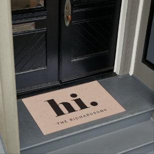 A Simple Hi   Bold and Modern Typography Doormat