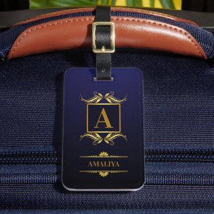 A simple, personalized, and one-of-a-kind custom - luggage tag