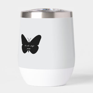 A simple quote in a simple butterfly