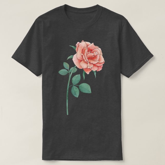A Simple Rose T-Shirt (Design Front)