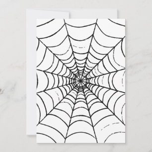 A Simple Spider's Web - Close Up Holiday Card