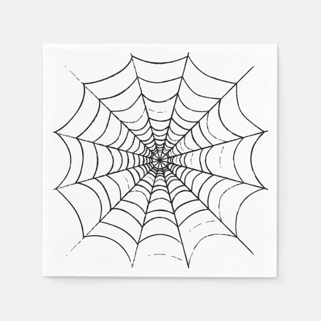 A Simple Spider's Web Napkin (Front)