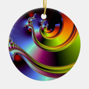 A Simple Twist of Fate Ceramic Ornament