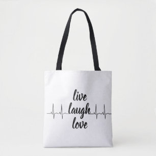 A simple white bag with motivation