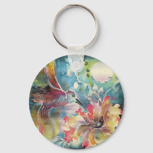 A Single Hummingbird Keychain