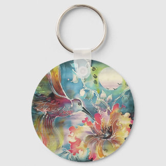 A Single Hummingbird Keychain