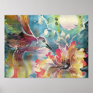 A Single Hummingbird Poster