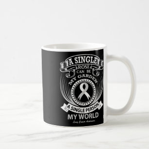 A Single Person Can Be My World Lung Cancer  Coffee Mug