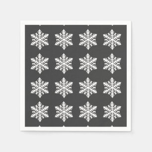 A Single Snowflake Napkin