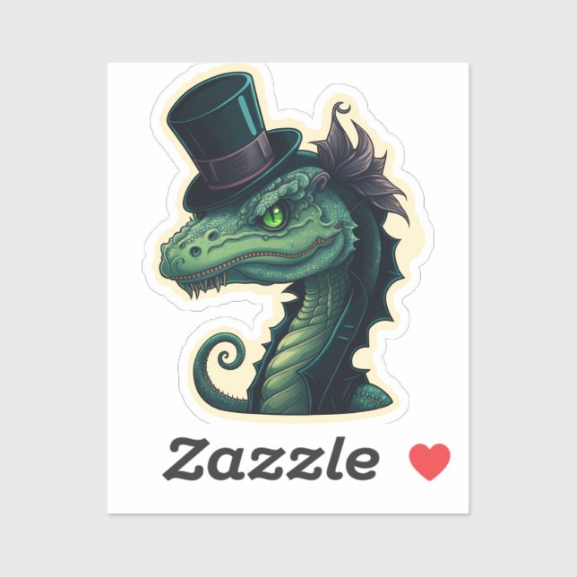 A Sinister Dragon in a Top Hat  (Sheet)