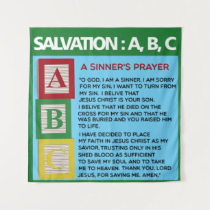 A Sinner's Prayer Tapestry
