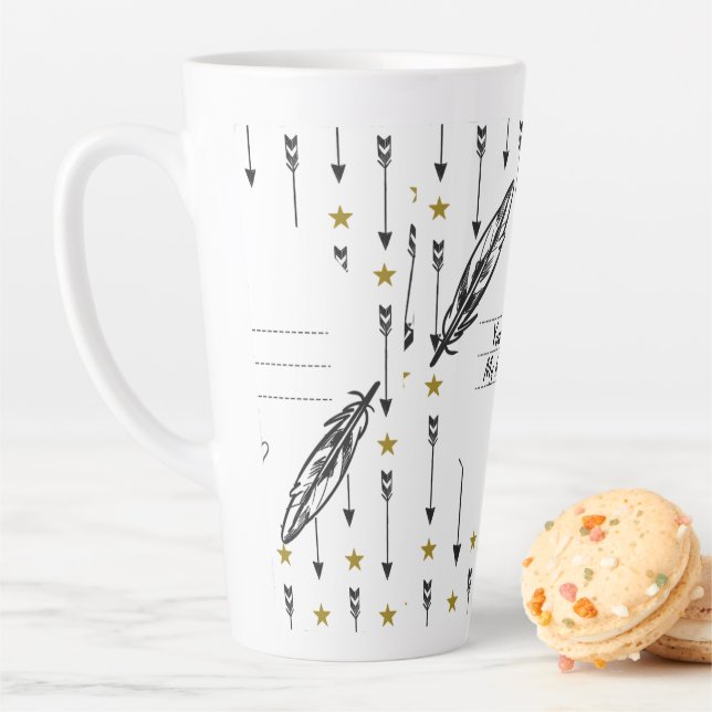 A Sip of Love and Friendship Latte Mug (In Situ)