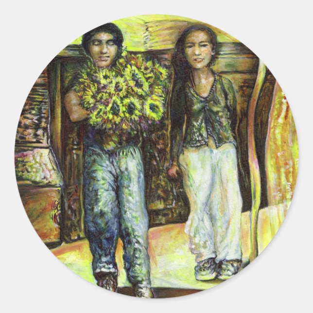 A Sistine ChapeI Phase of a ChaIIenge  Classic Round Sticker (Front)