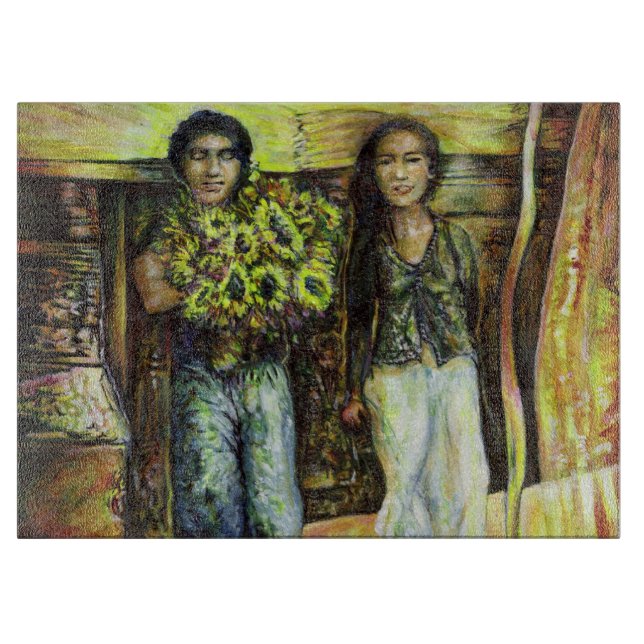 A Sistine ChapeI Phase of a ChaIIenge Cutting Boar Cutting Board (Front)