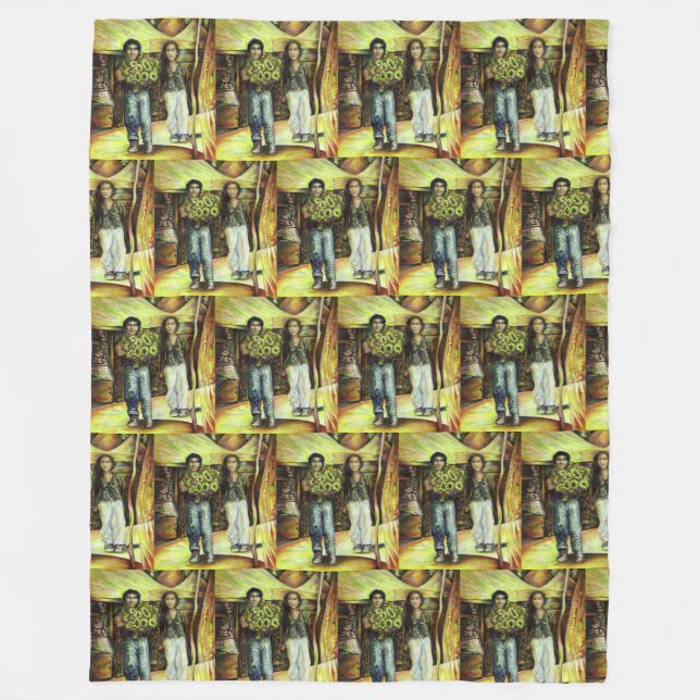 A Sistine ChapeI Phase of a ChaIIenge  Fleece Blanket (Front)