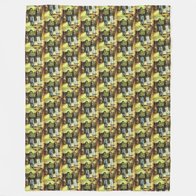 A Sistine ChapeI Phase of a ChaIIenge  Fleece Blanket (Front)