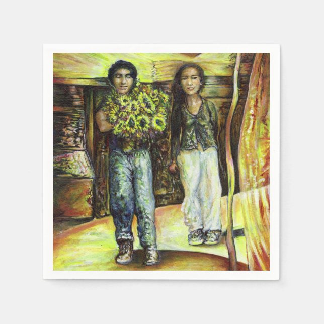 A Sistine ChapeI Phase of a ChaIIenge  Napkin (Front)