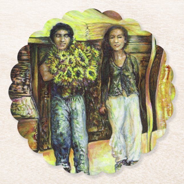 A Sistine ChapeI Phase of a ChaIIenge Paper Coaste Coaster (Front)