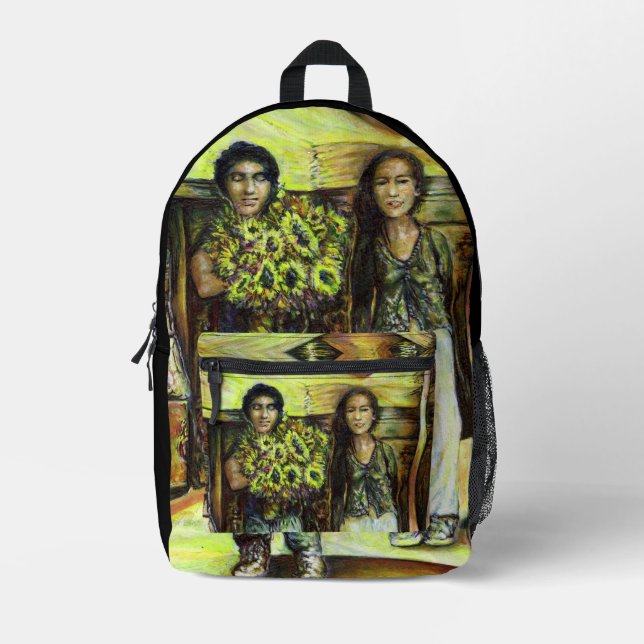 A Sistine ChapeI Phase of a ChaIIenge  Printed Backpack (Front)